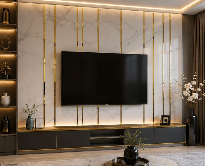 Golden Mirror Acrylic Strip